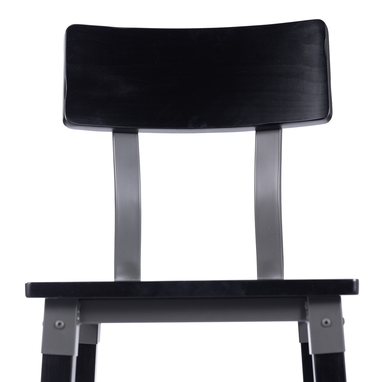 Jackson 2 Pack Commercial Grade Rustic Black Industrial Wood Dining Barstool Black