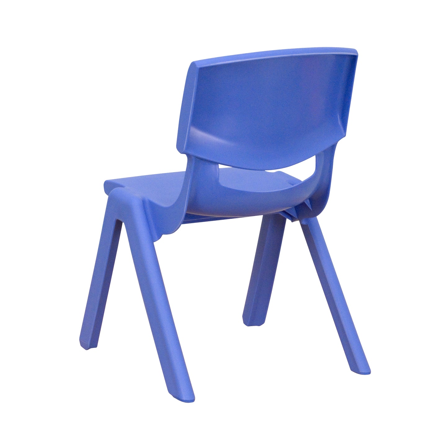 Whitney 2 Pack Blue Plastic Stackable School Chair with 10.5'' Seat Height Blue