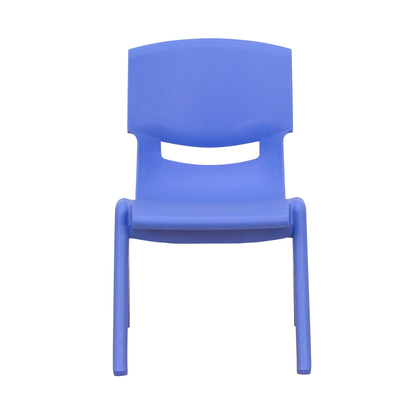 Whitney 2 Pack Blue Plastic Stackable School Chair with 10.5'' Seat Height Blue