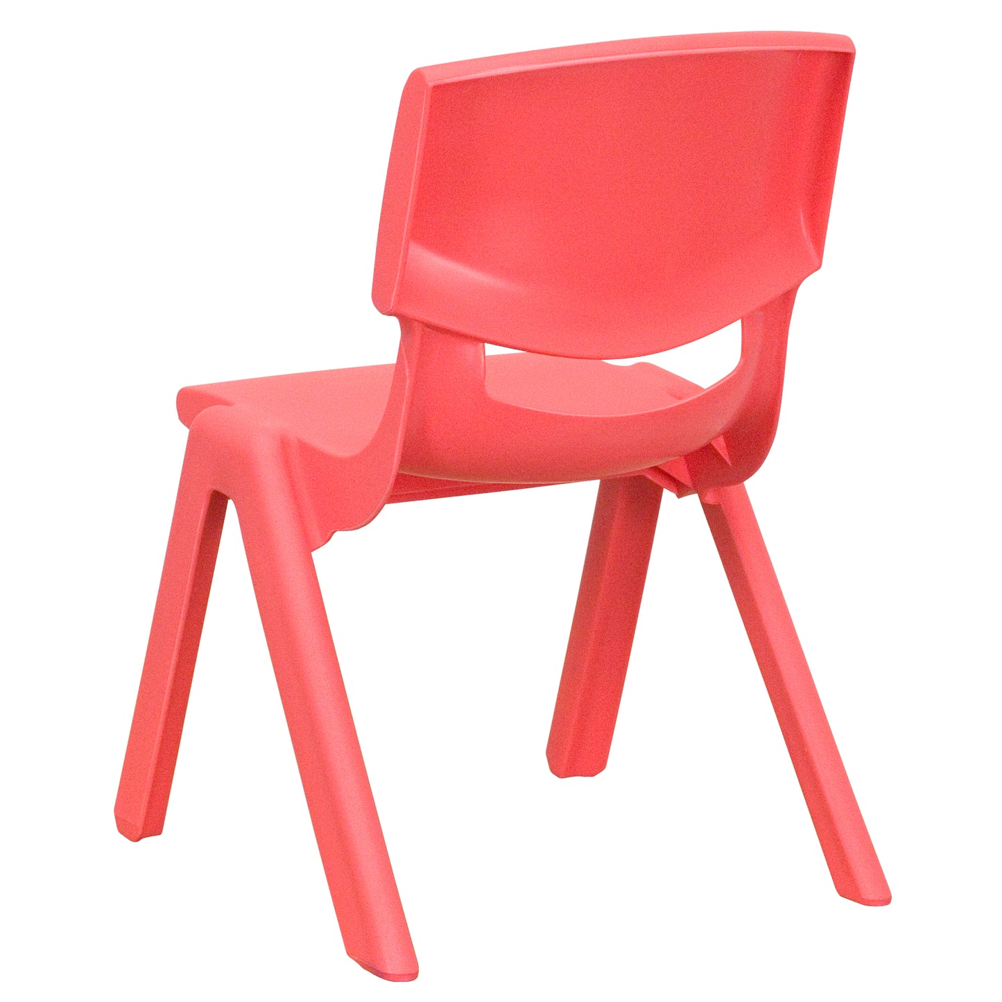 Whitney 2 Pack Red Plastic Stackable School Chair with 10.5'' Seat Height Red