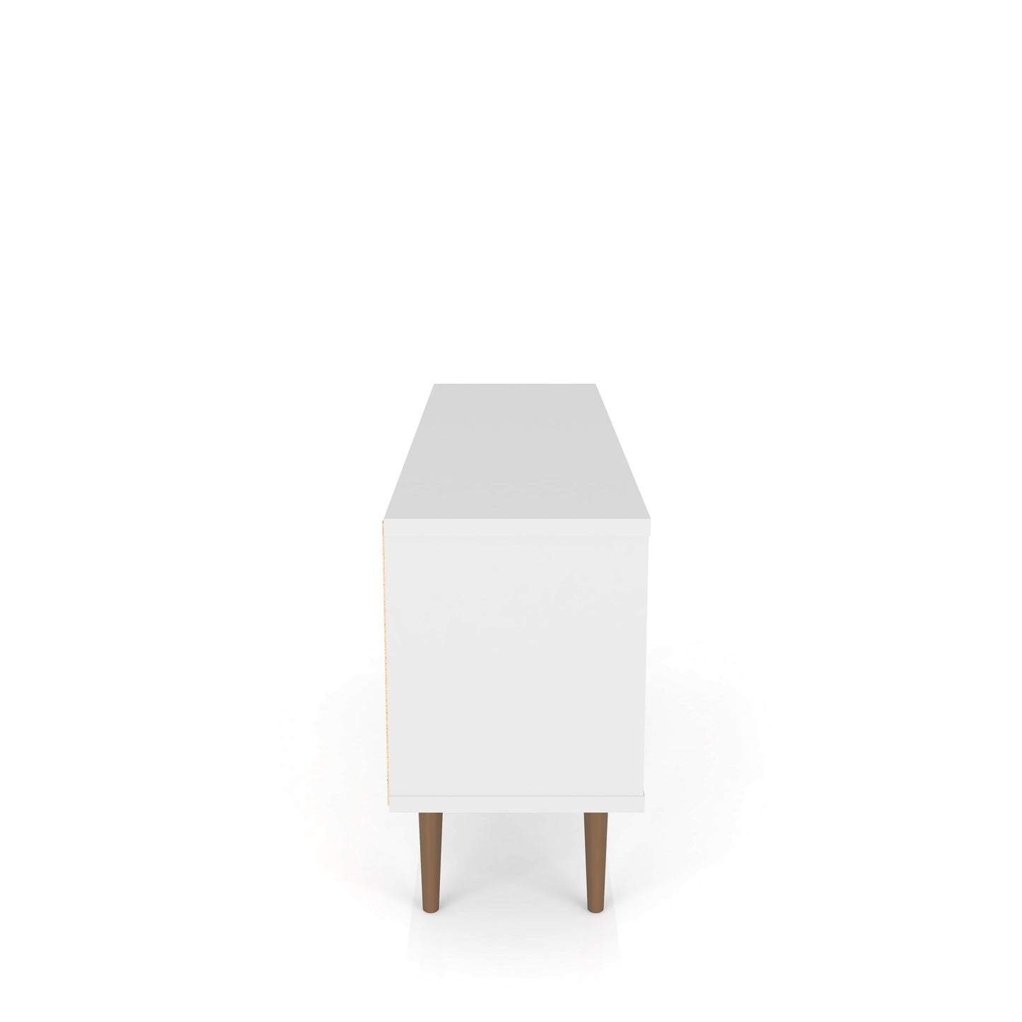 Liberty Mid-Century Modern 53" TV Stand in Natural and White 200AMC67