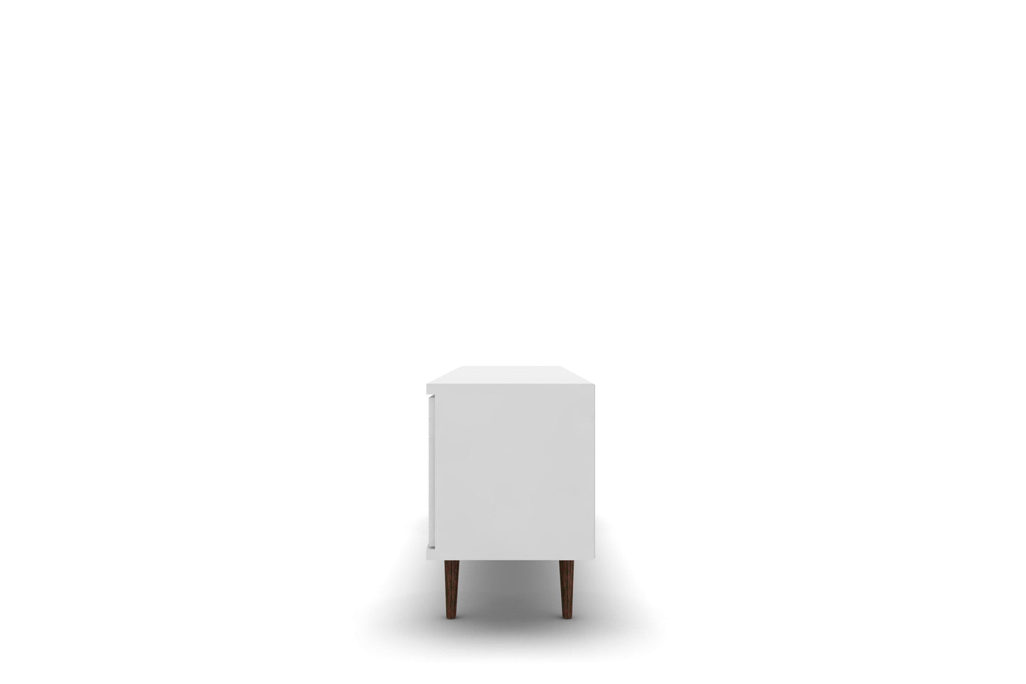 Liberty Mid-Century Modern 63" TV Stand in White 201AMC6