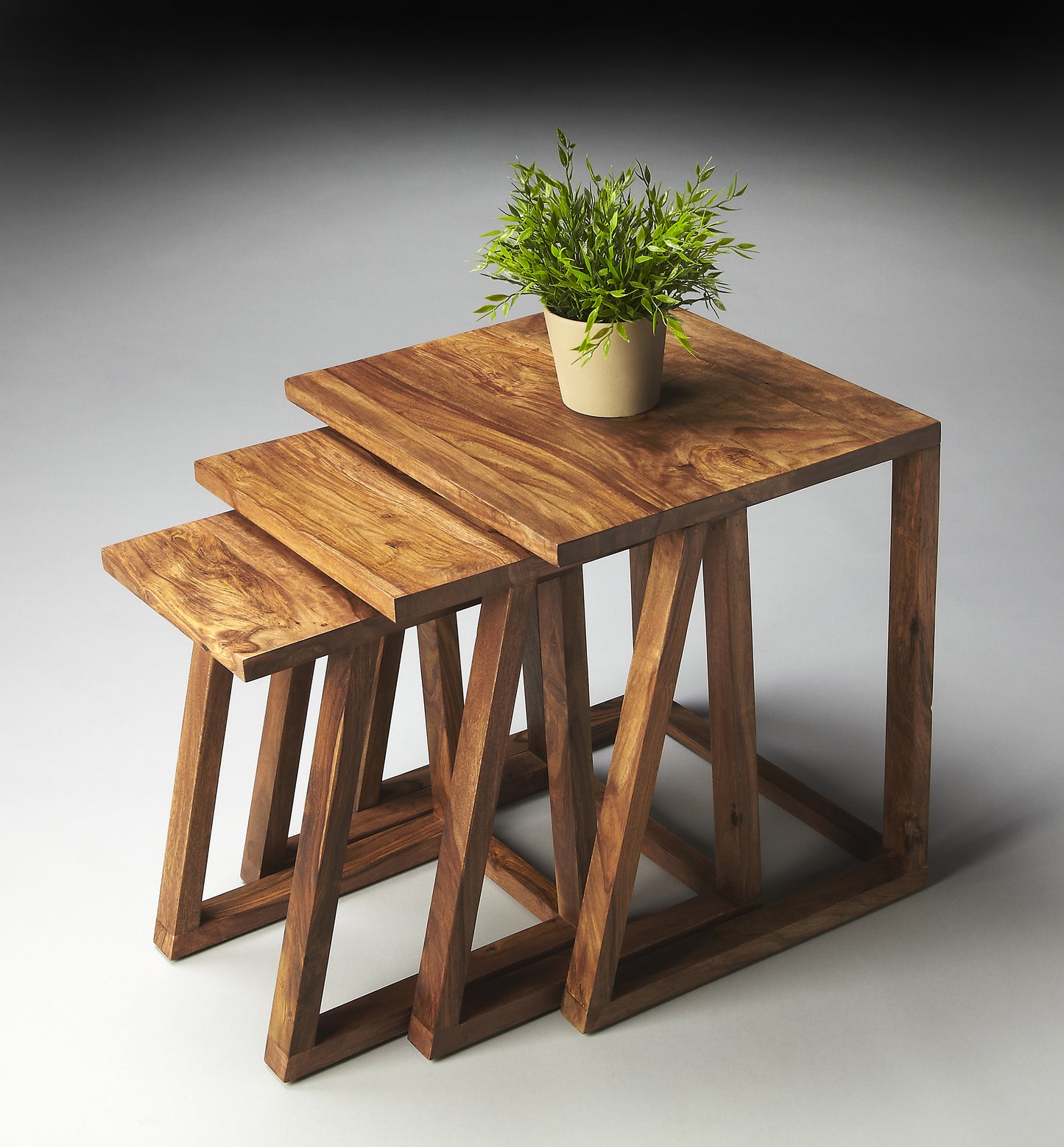 Mira Modern Nesting Tables in Light Brown 2041140