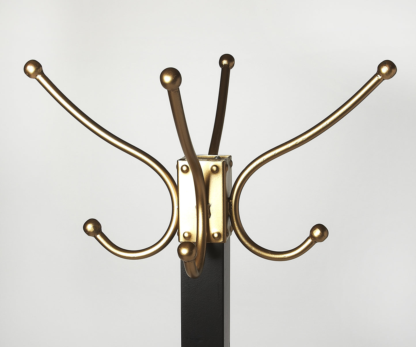 Logan Square & Coat Rack/Tree in Black,Gold 2059234