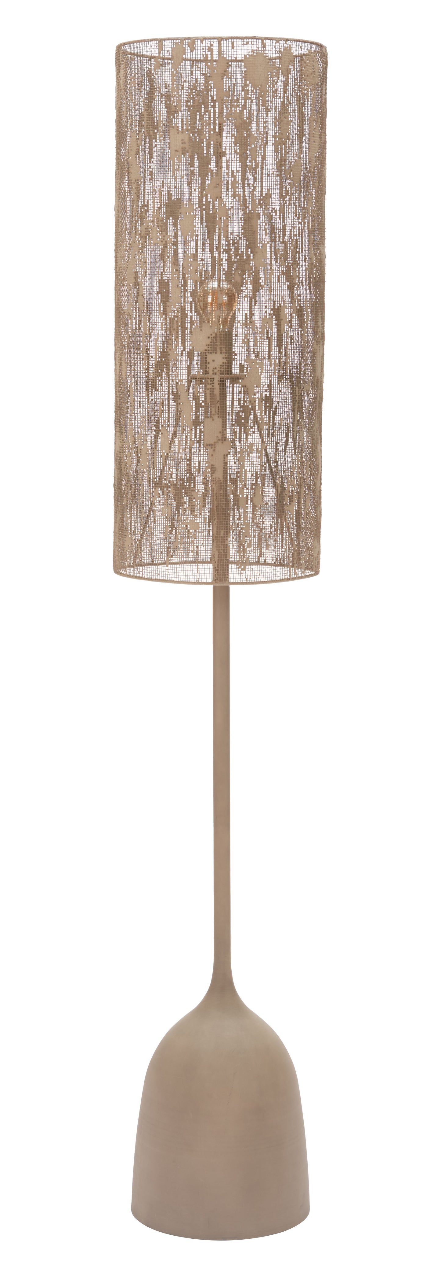 Buff Floor Lamp Taupe - 2