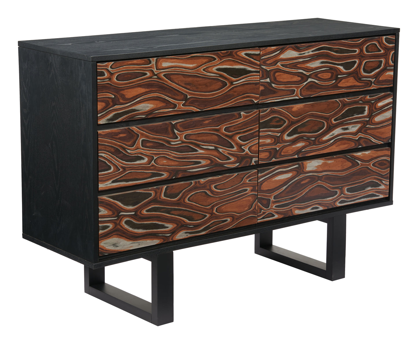 Aremi Dresser Brown & Black - 6