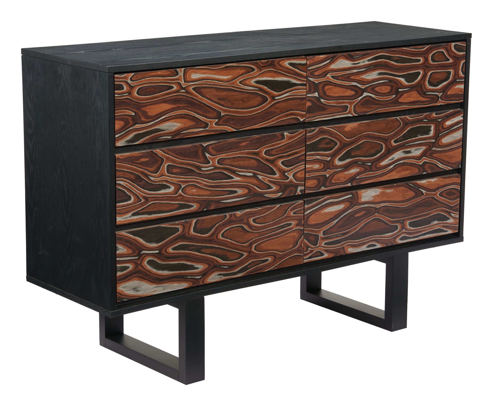 Aremi Dresser Brown & Black - 6