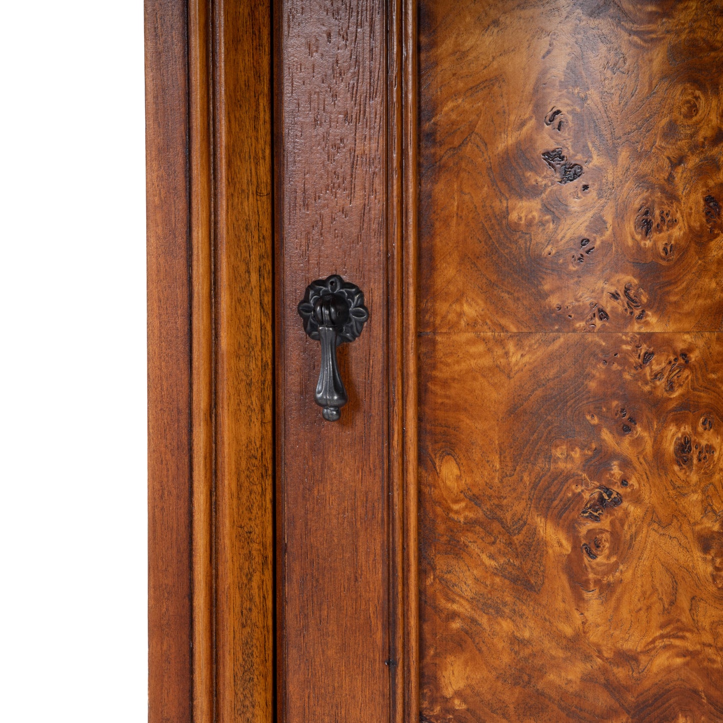 Butler Specialty Company Durham 22.75 in. W Triangular Wood 1 Door Corner Cabinet, Medium Brown