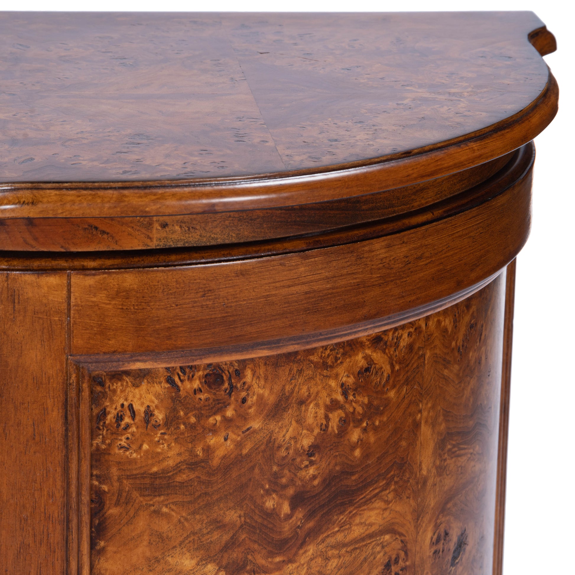 Butler Specialty Company Durham 22.75 in. W Triangular Wood 1 Door Corner Cabinet, Medium Brown
