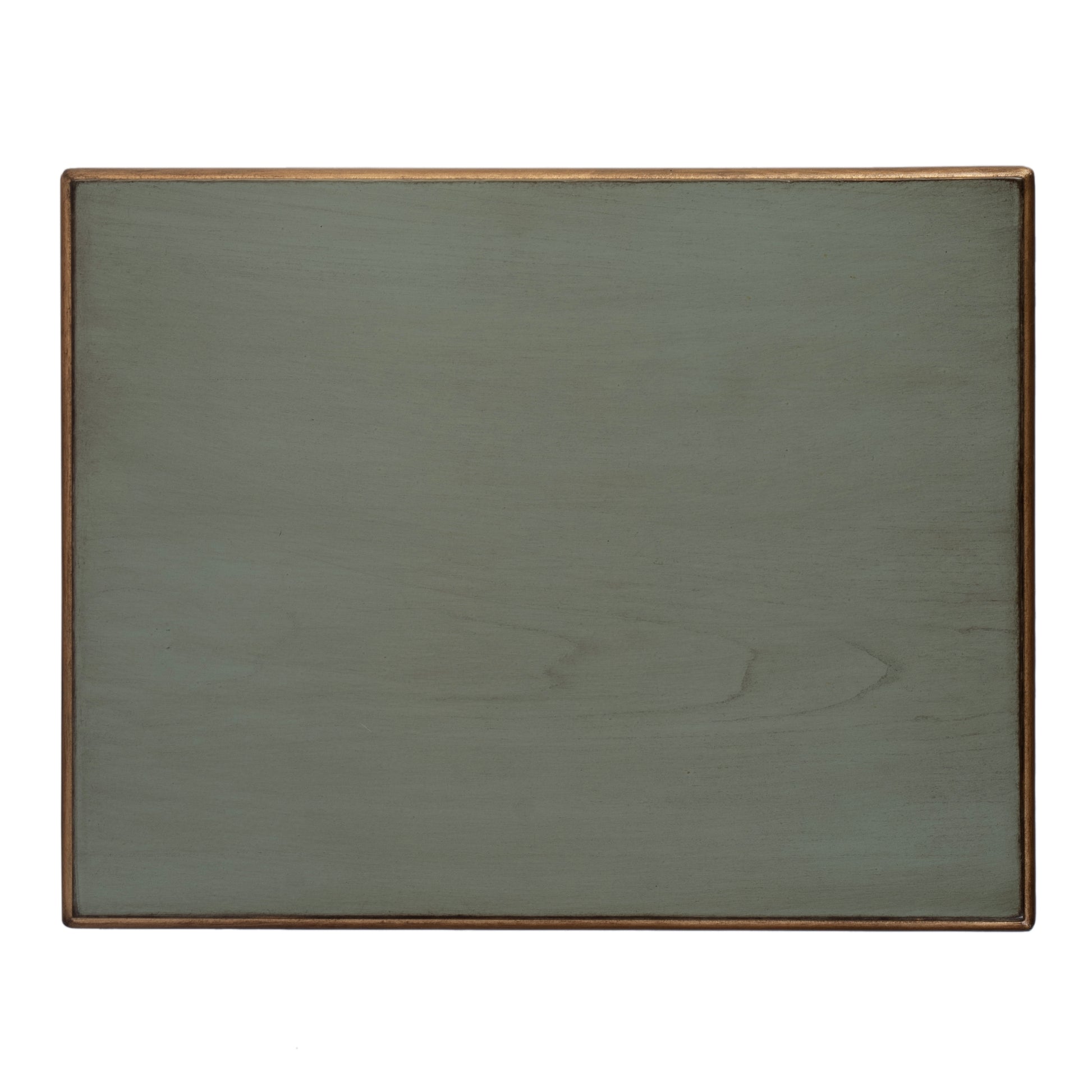Butler Specialty Company Tyler 18 in. W Rectangular Wood Side Table with 4-Way Match Veneer Inlay, Pastel Green