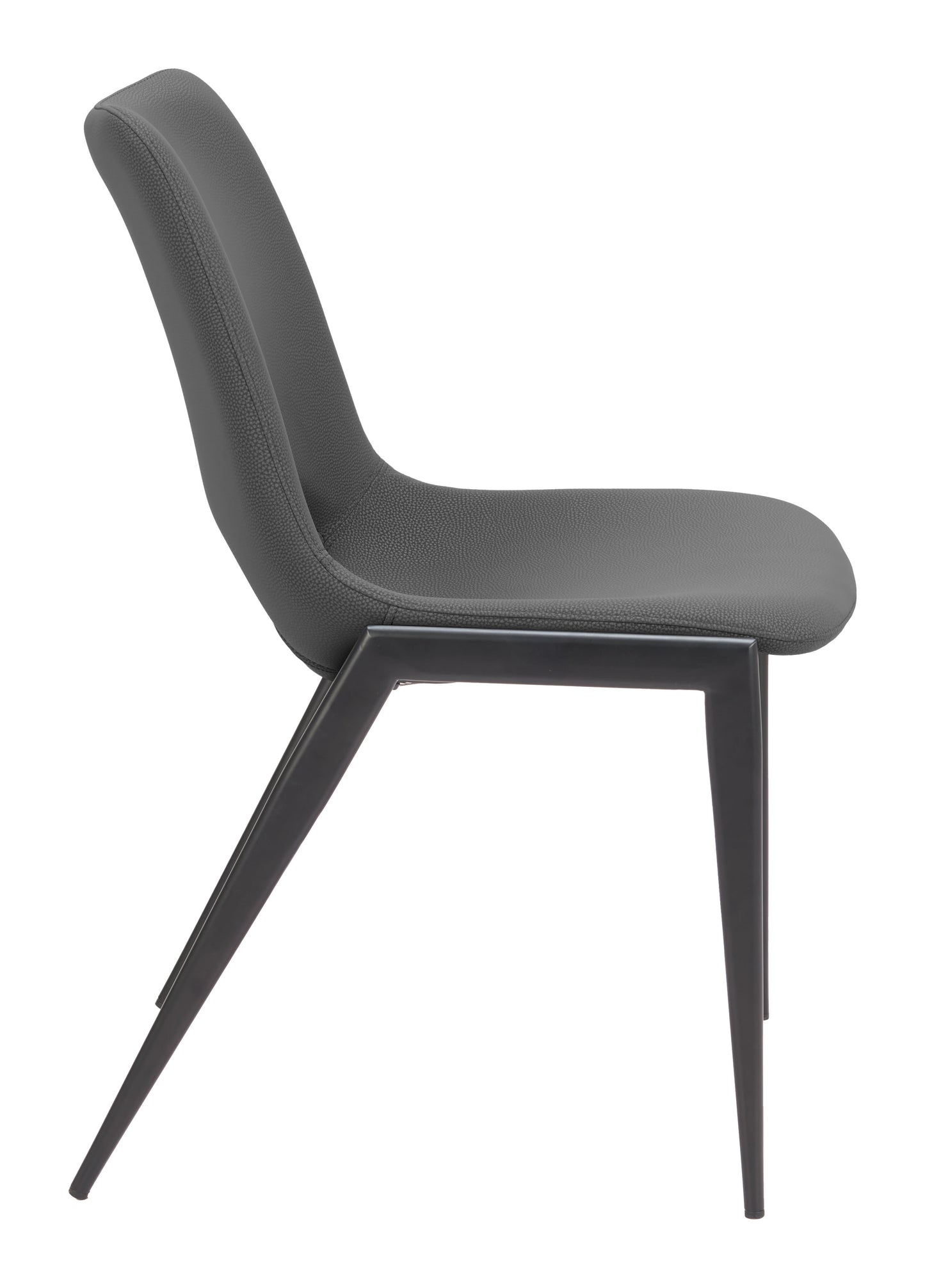 Desi Armless Dining Chair (Set of 2) Black - 2