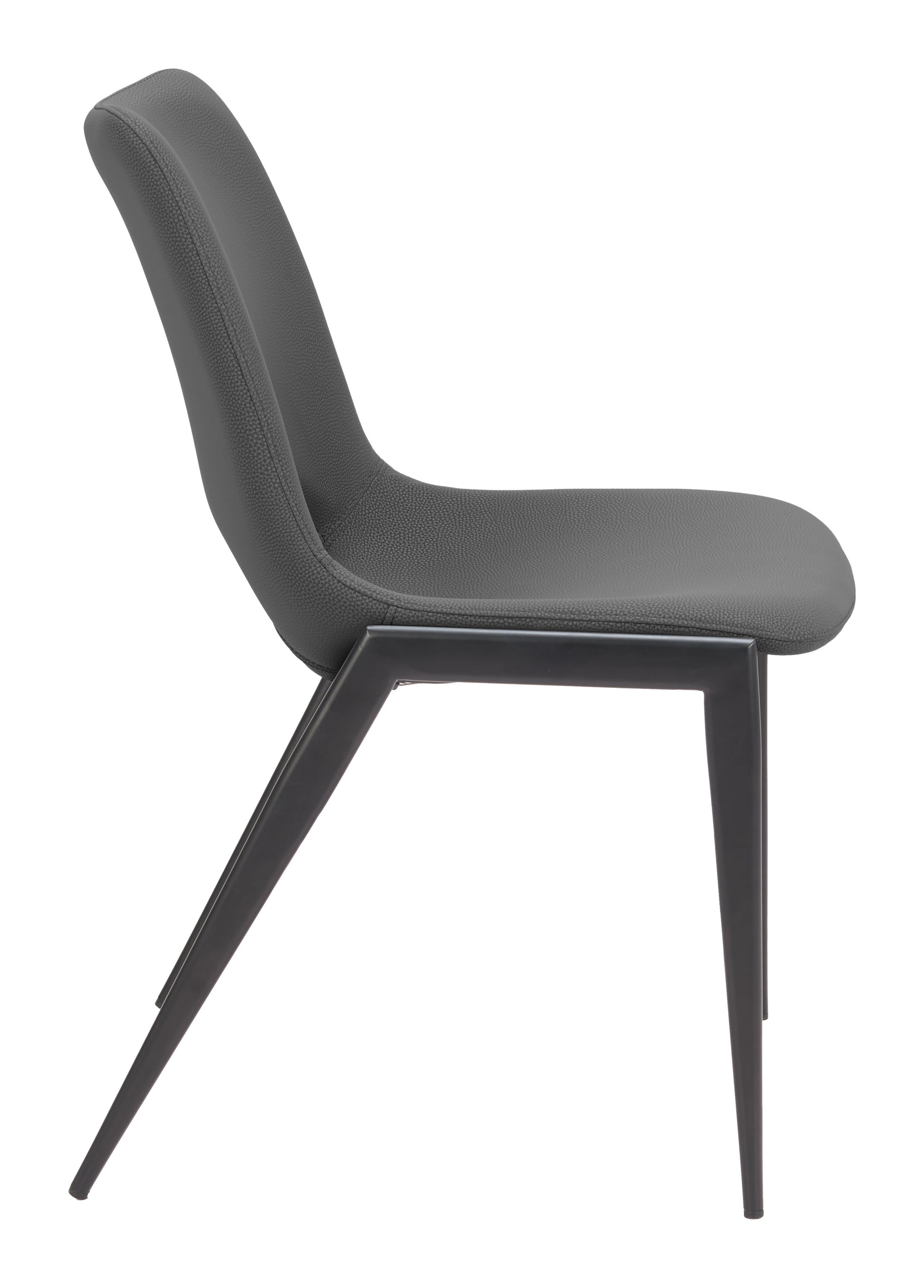 Desi Armless Dining Chair (Set of 2) Black - 2
