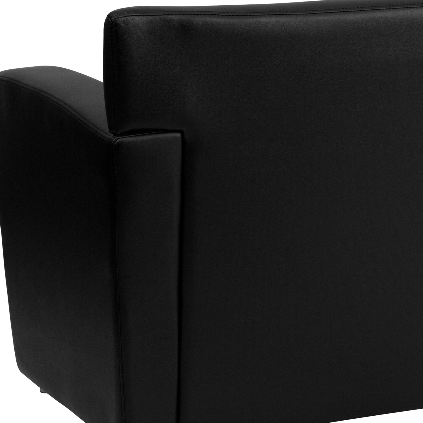 HERCULES Majesty Series Black LeatherSoft Loveseat Black