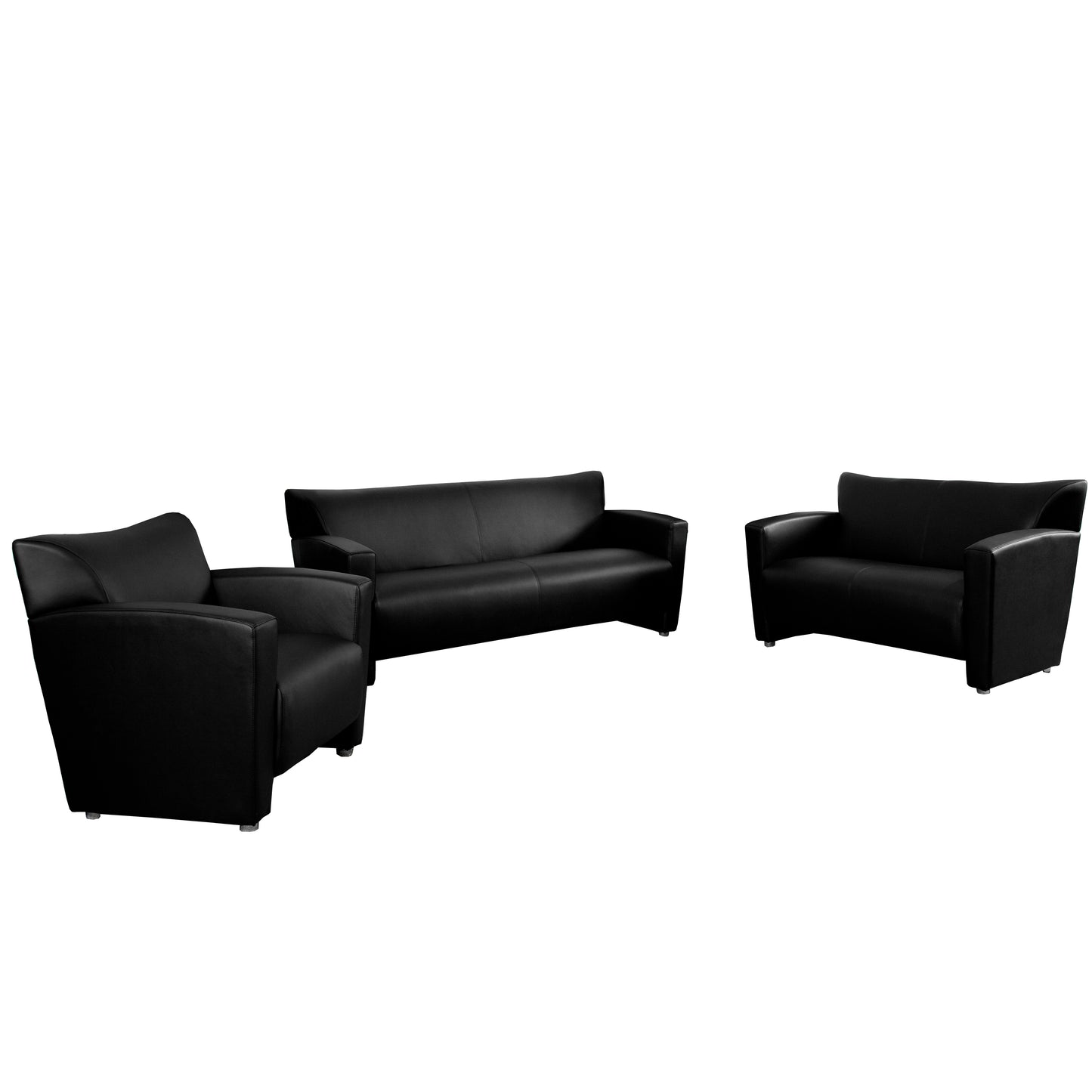 HERCULES Majesty Series Reception Set in Black LeatherSoft Black