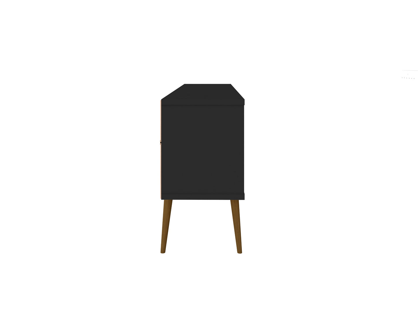 Bradley Mid-Century Modern 63" TV Stand in Black 228BMC8