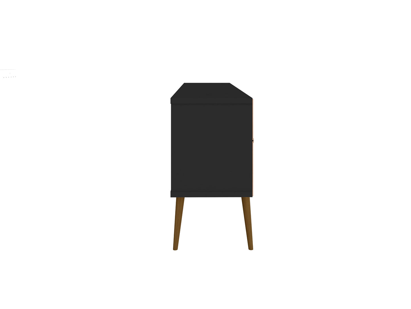 Bradley Mid-Century Modern 63" TV Stand in Black 228BMC8