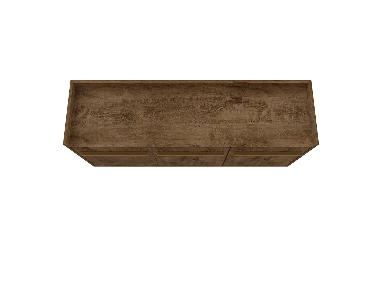 Bradley Mid-Century Modern 54" Sideboard in Rustic Brown 230BMC9