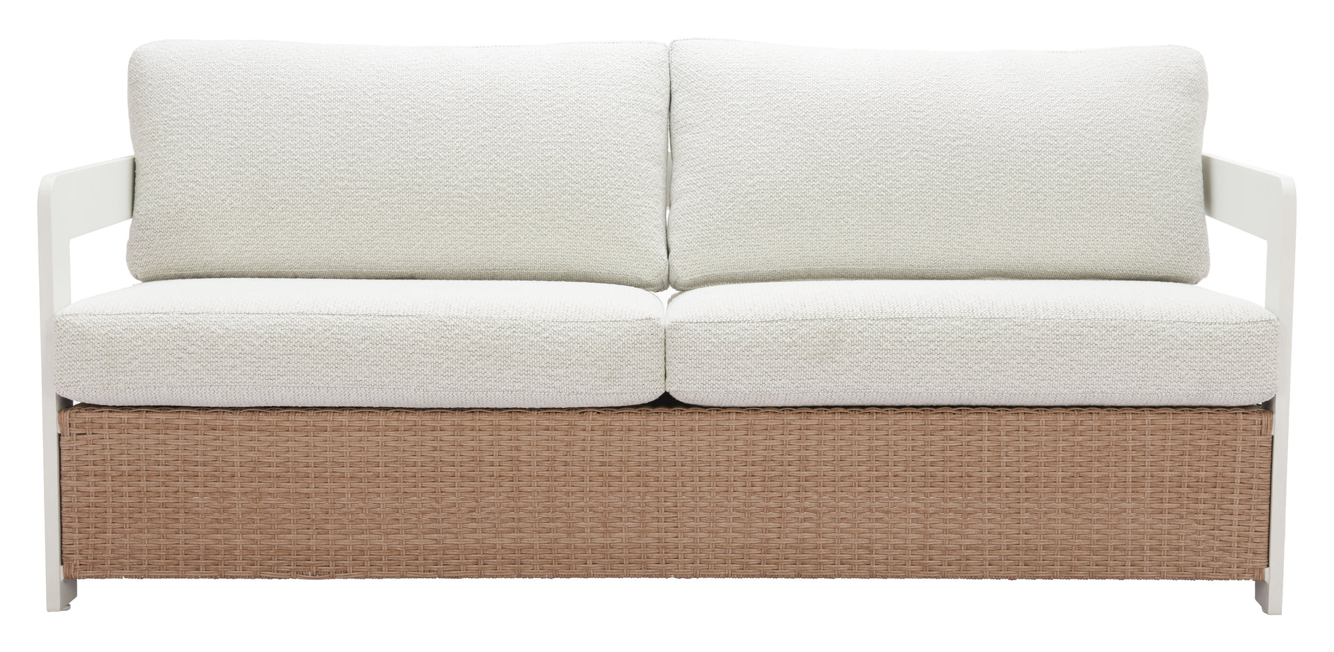 Gelo Sofa White & Brown - 3