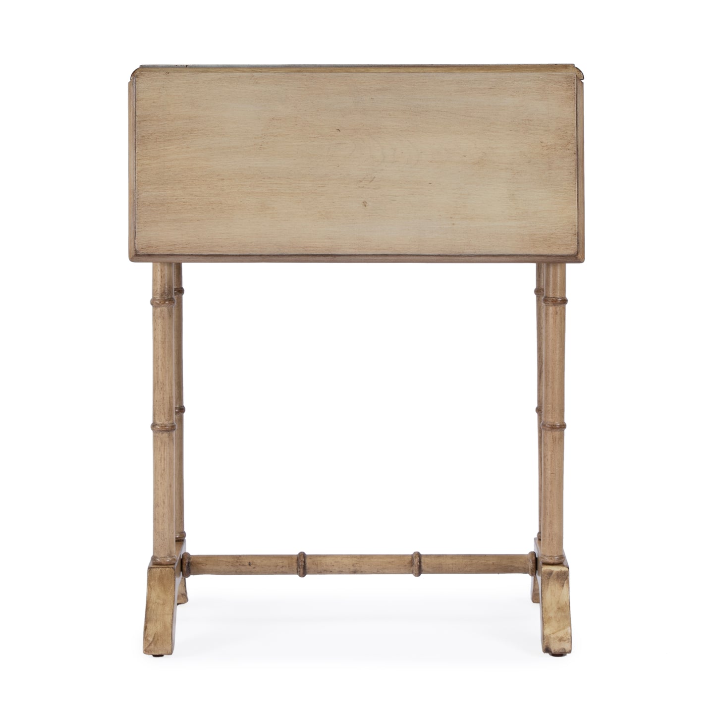 Butler Specialty Company Darrow 24 in. W Fully Extended Rectangualr Wood Drop-Leaf 1 Drawer Side Table, Beige