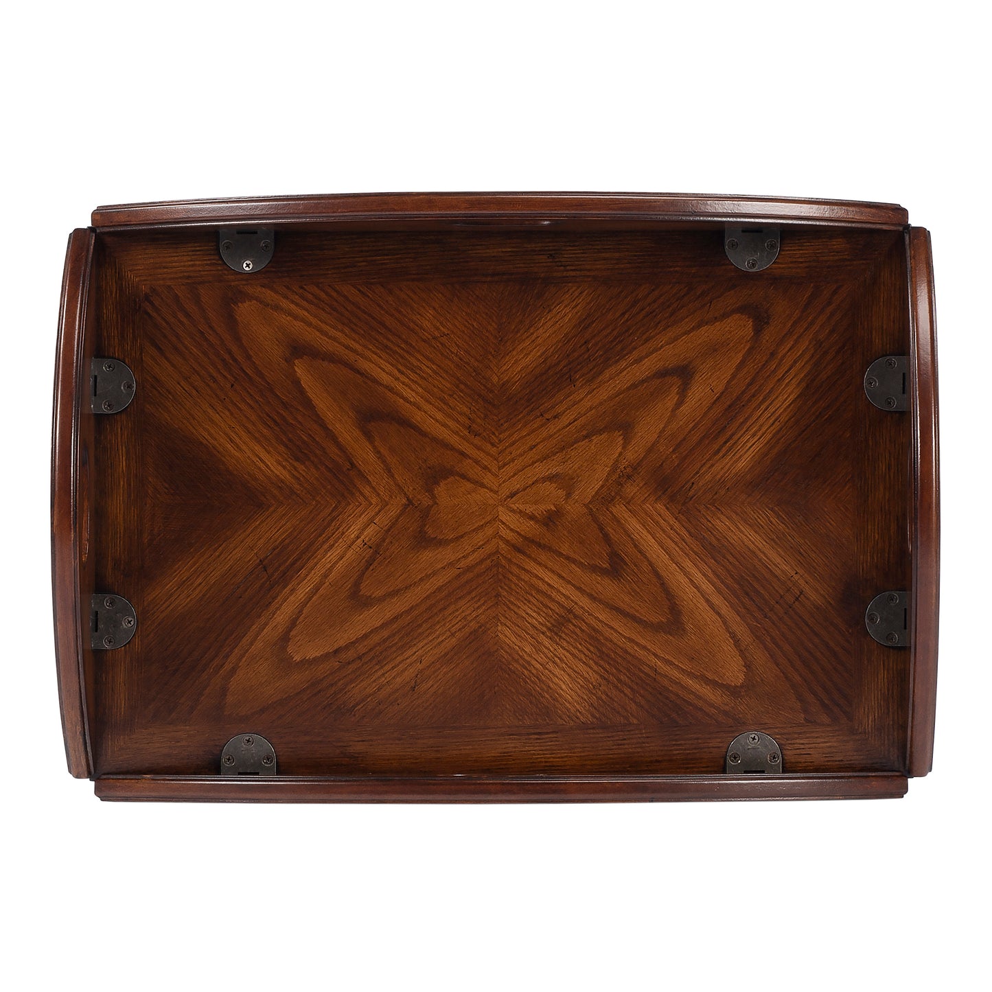 Butler Specialty Company Carlisle 30 in. W Full Extended Oval Wood Butler Traditional Coffee Table, Medium Brown