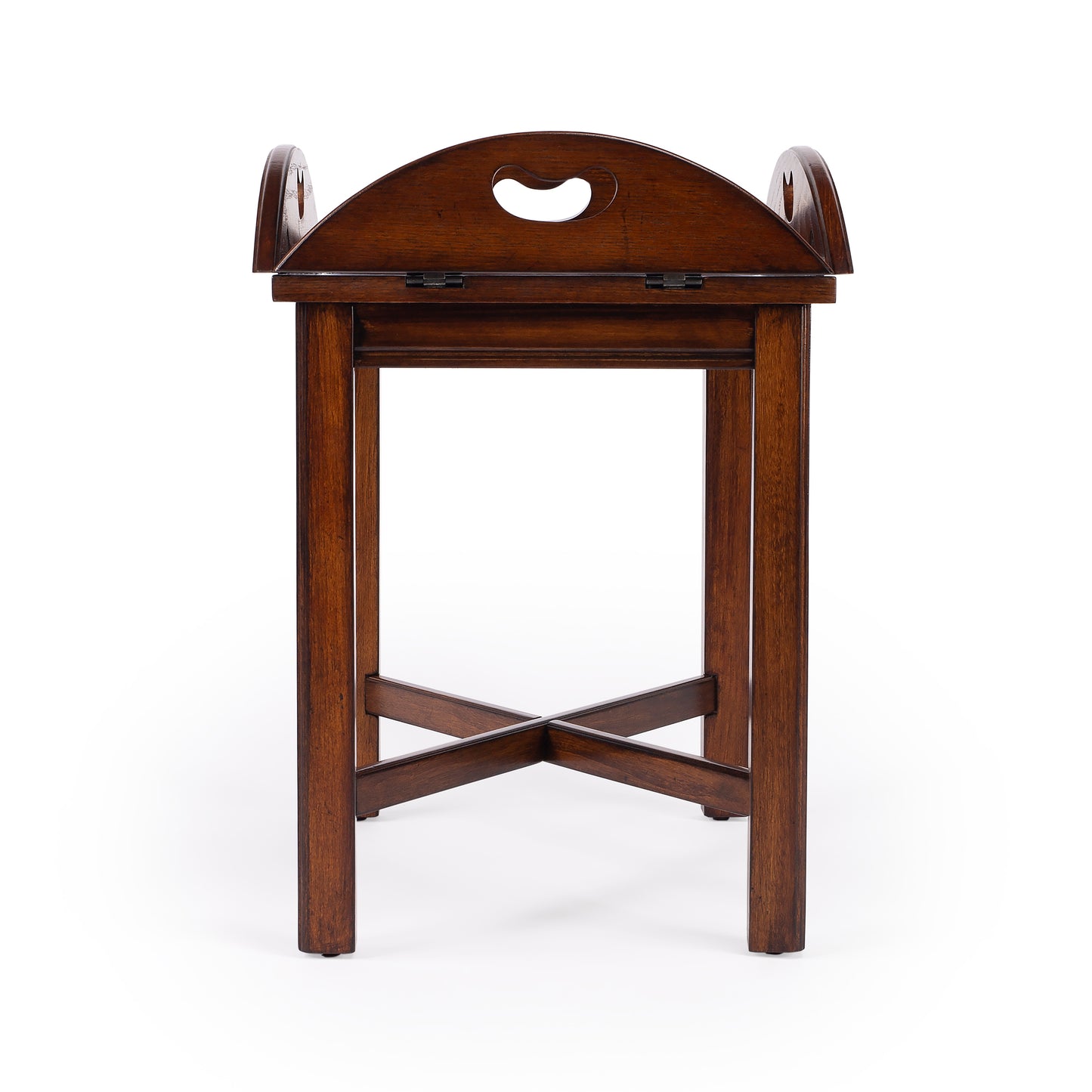 Butler Specialty Company Carlisle 30 in. W Full Extended Oval Wood Butler Traditional Coffee Table, Medium Brown