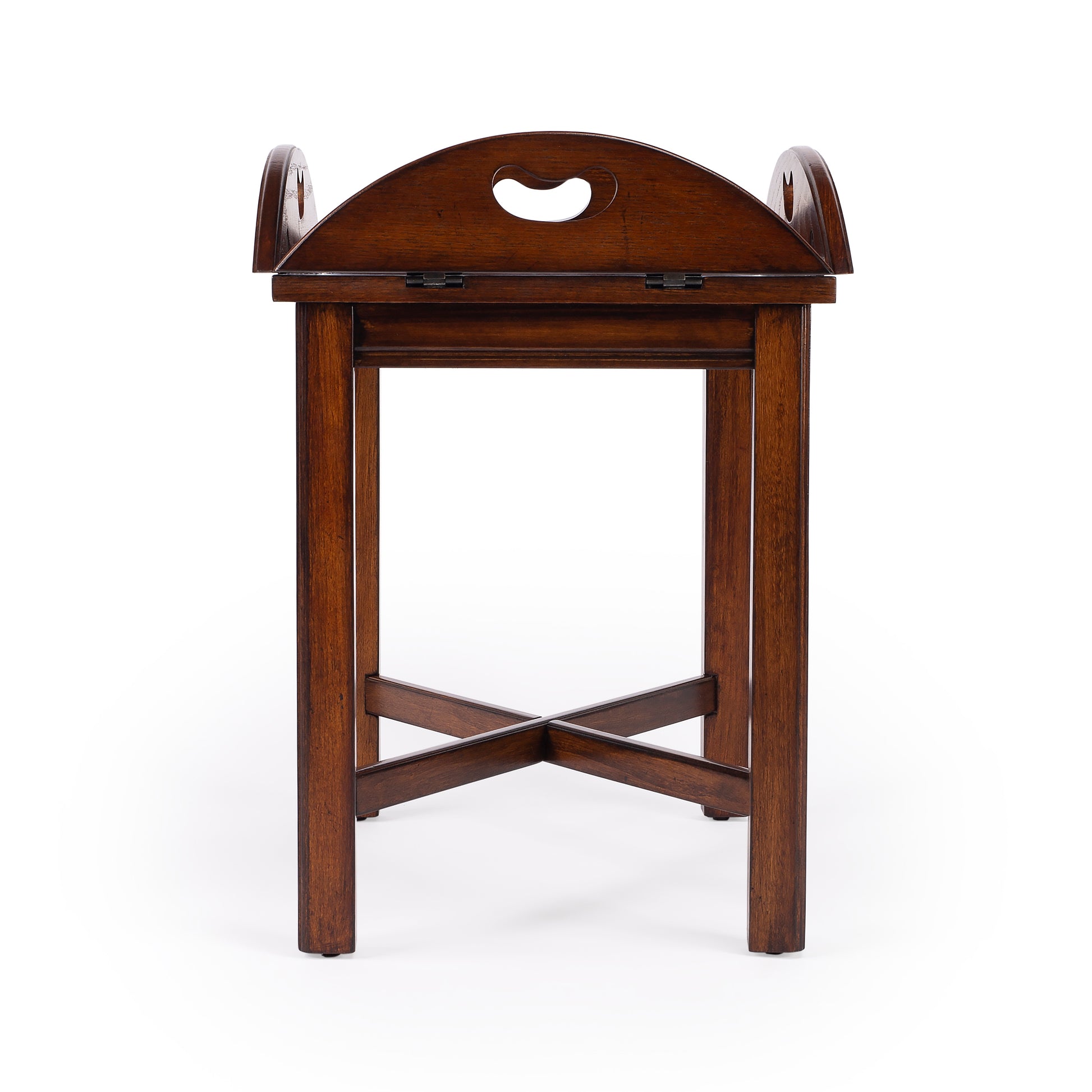 Butler Specialty Company Carlisle 30 in. W Full Extended Oval Wood Butler Traditional Coffee Table, Medium Brown