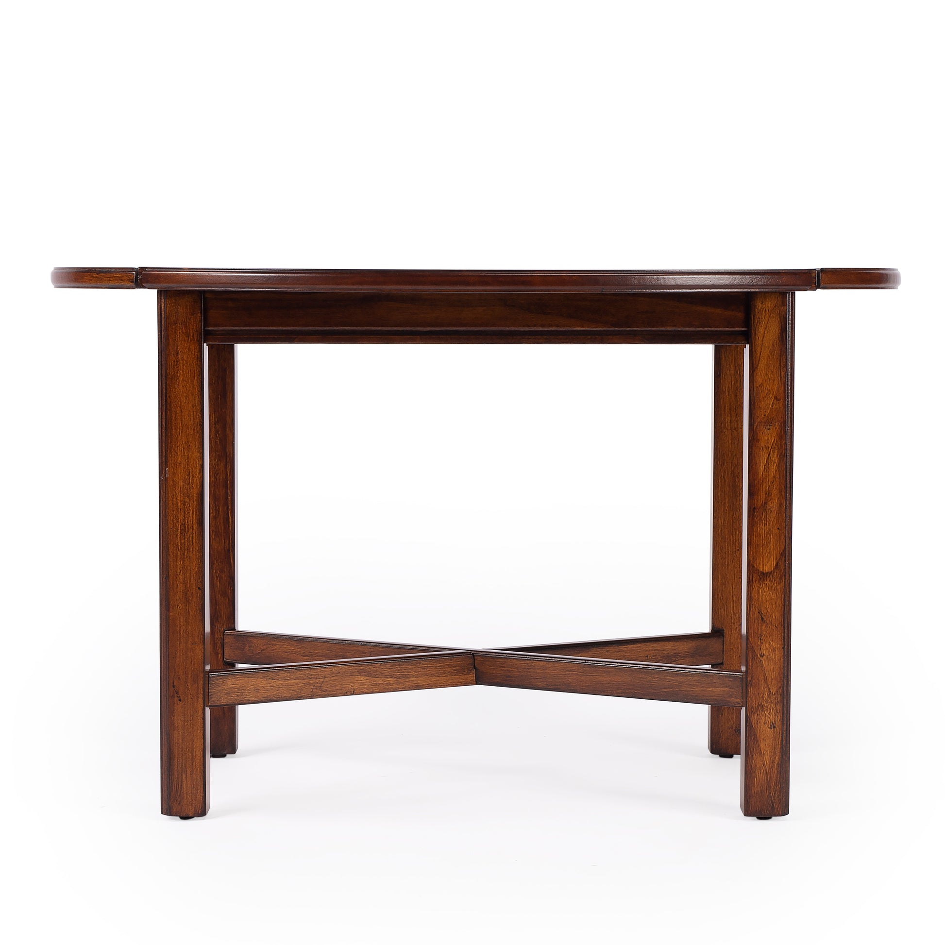 Butler Specialty Company Carlisle 30 in. W Full Extended Oval Wood Butler Traditional Coffee Table, Medium Brown