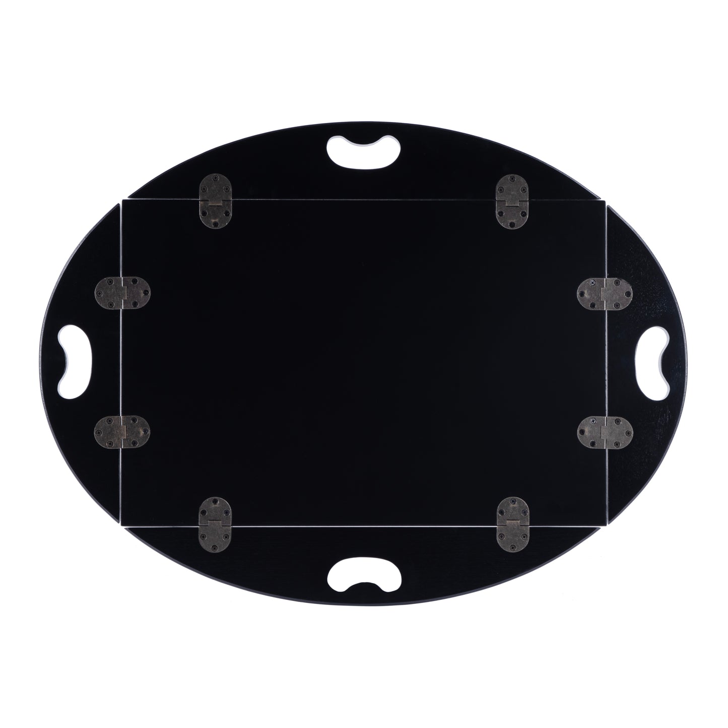 Butler Specialty Company Carlisle 30 in. W Full Extended Oval Wood Butler Traditional Coffee Table, Black
