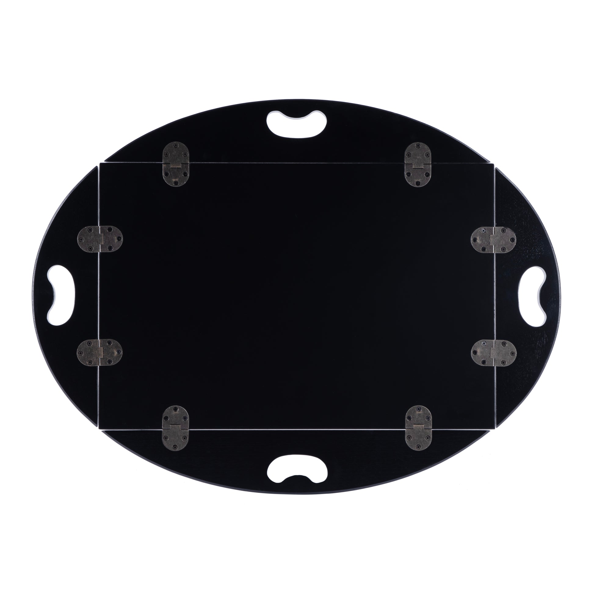 Butler Specialty Company Carlisle 30 in. W Full Extended Oval Wood Butler Traditional Coffee Table, Black