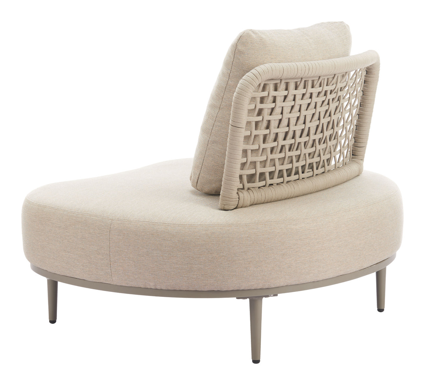 Ruhe Accent Chair Beige - 5