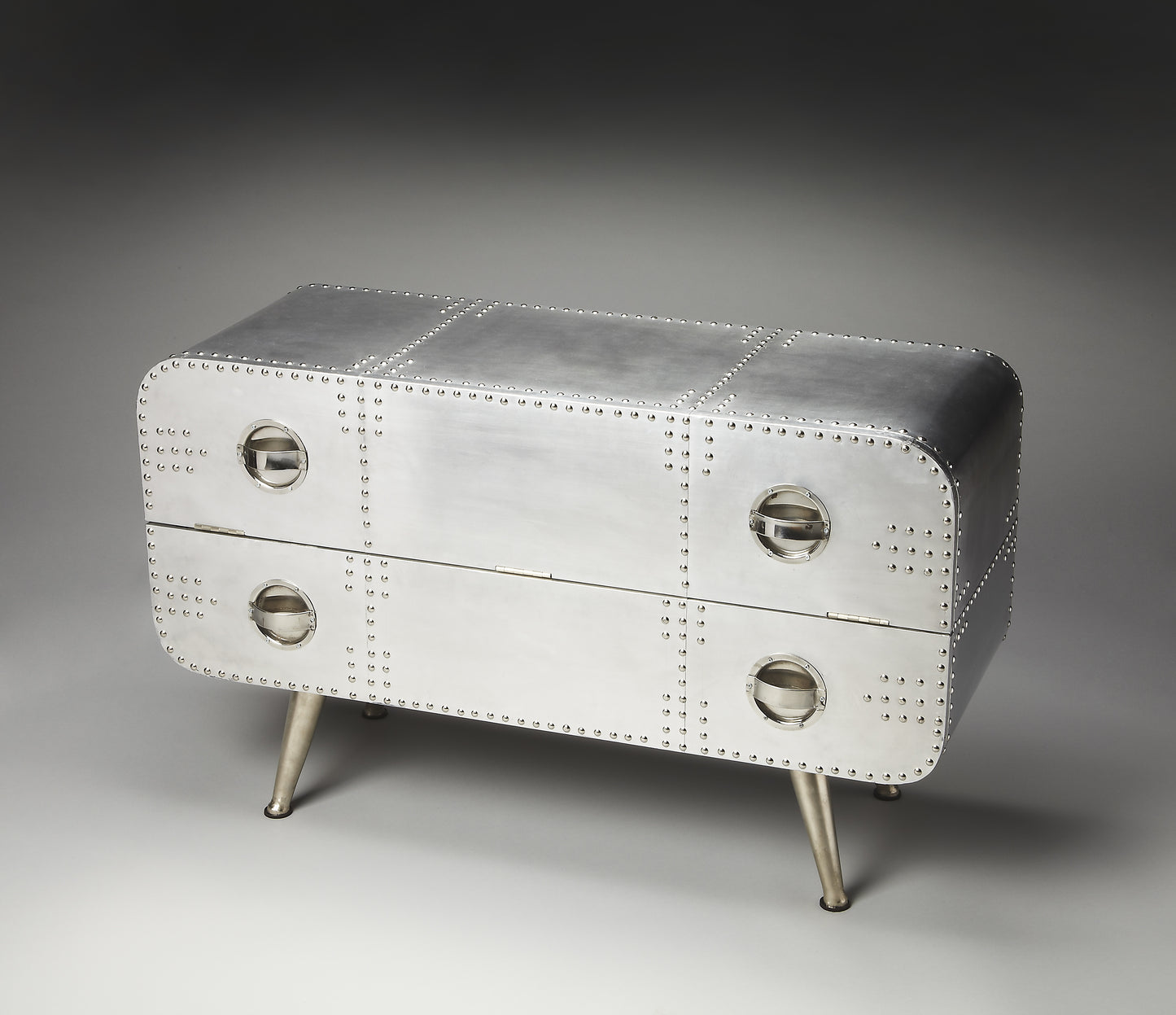 Midway Aviator Console Chest in Silver 2554025