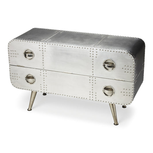 Midway Aviator Console Chest in Silver 2554025