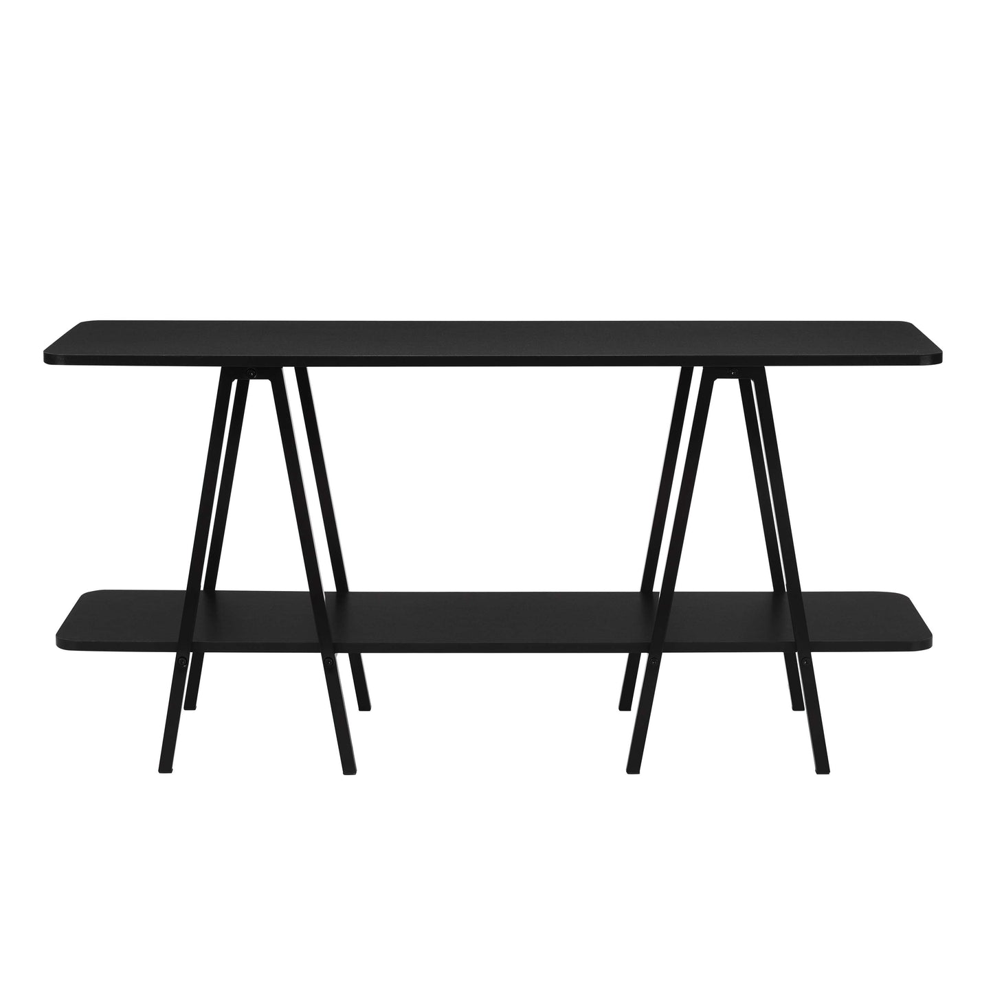 Celine Contemporary Modern 47" Console Table in Black 25547-BK