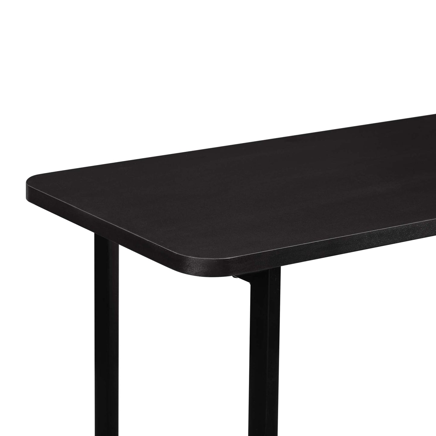 Celine Contemporary Modern 71" Console Table in Black (2-Shelf) 255551