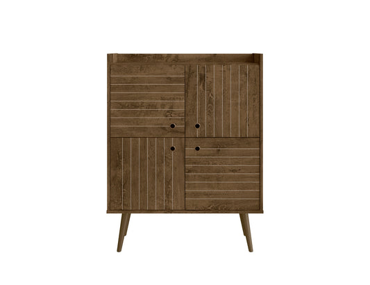 Manhattan Comfort Bogart 45.5" Mid-Century Modern Accent Cabinet