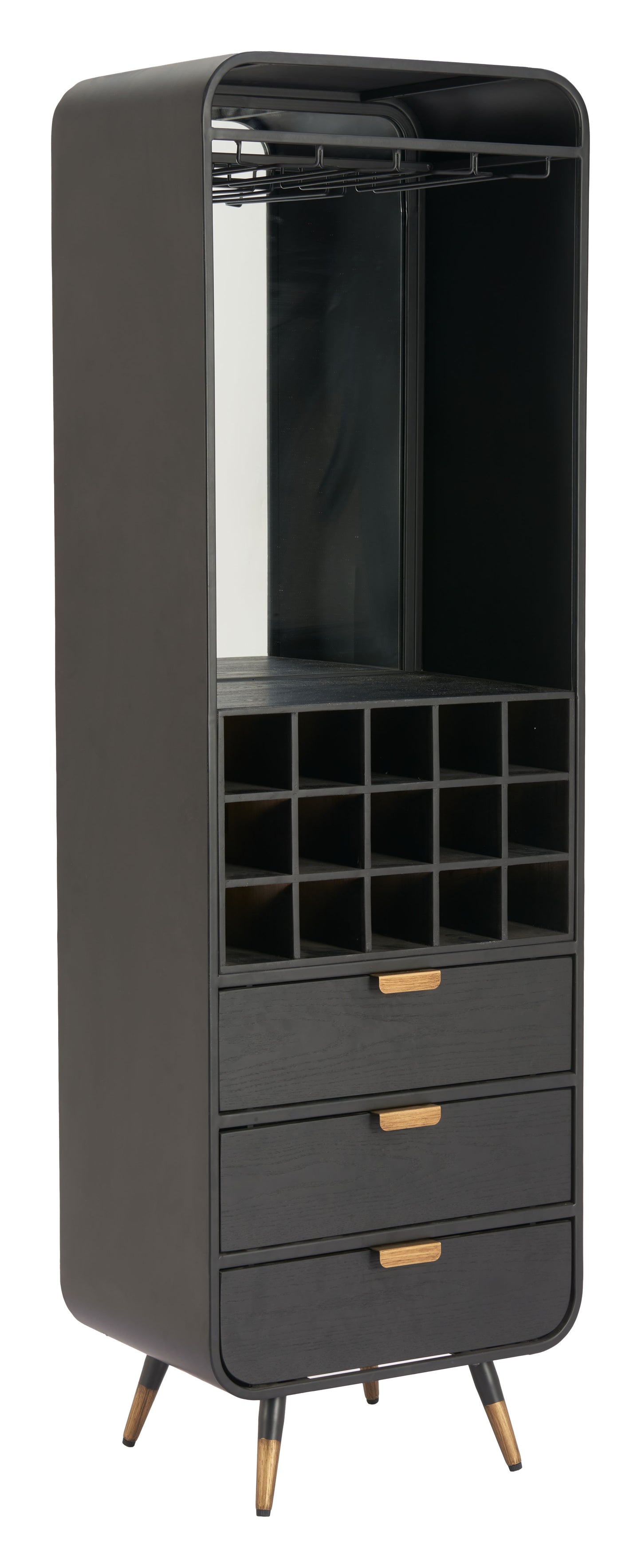 Magara Bar Cabinet Black - 6