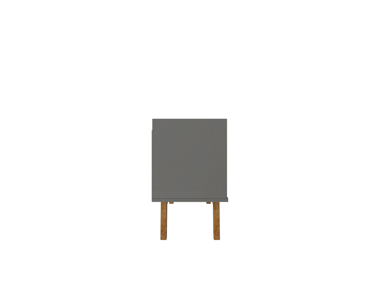 Marcus Mid-Century Modern 53" TV Stand in Dark Sage Gray and Brown 259BMC50