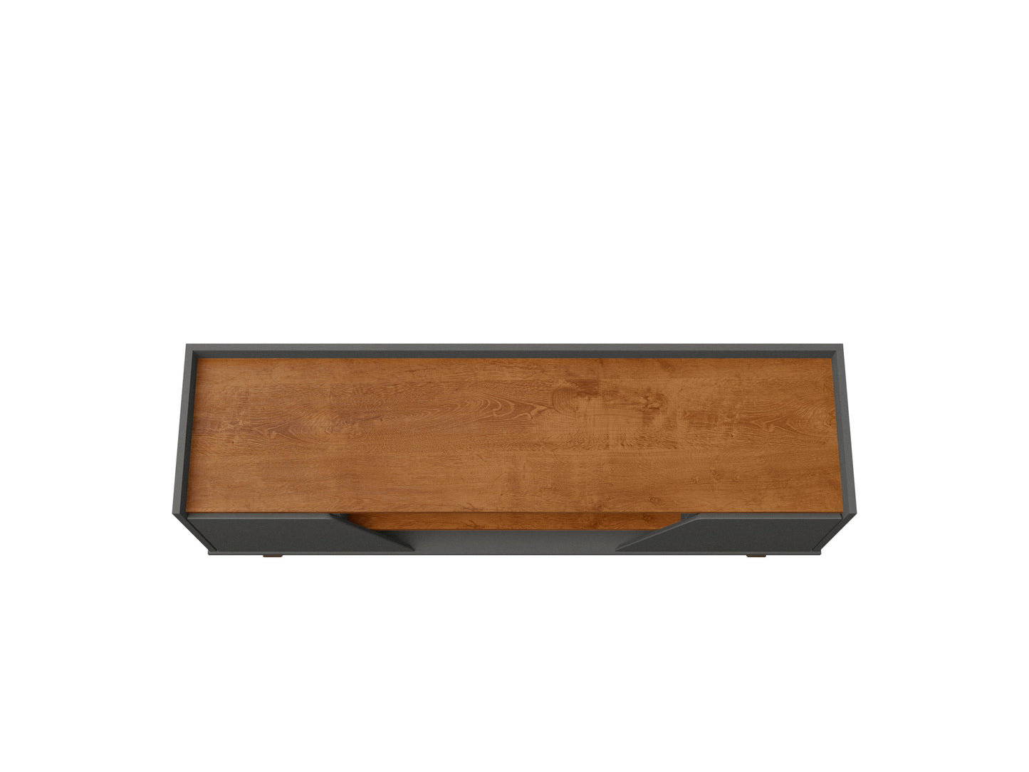 Marcus Mid-Century Modern 53" TV Stand in Dark Sage Gray and Brown 259BMC50
