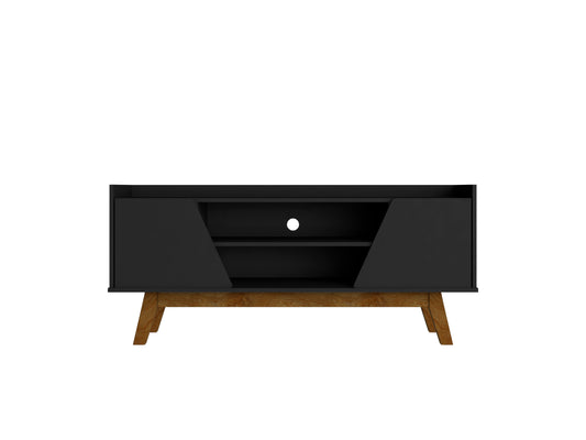 Marcus Mid-Century Modern 53" TV Stand in Black 259BMC8