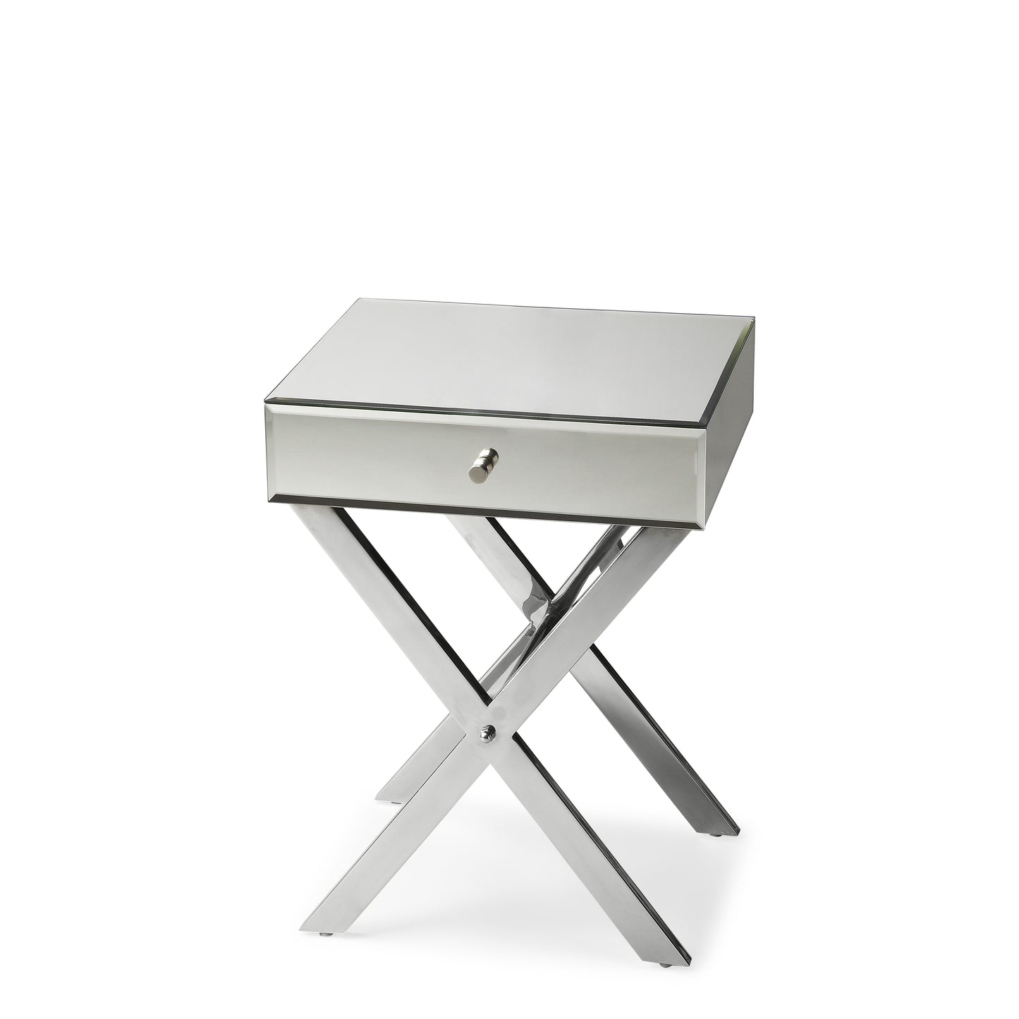 Vincennes Mirrored Side Table in Clear 2634146