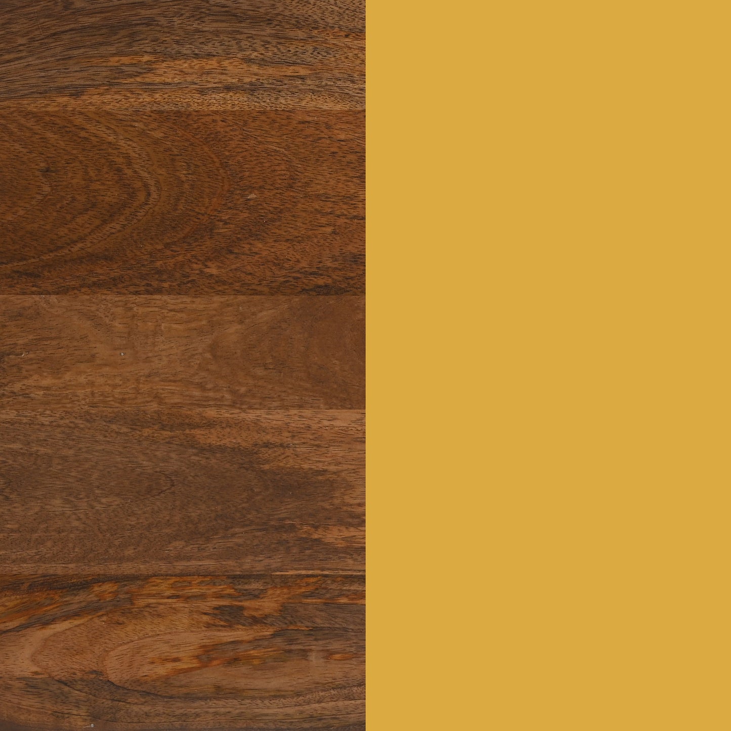 Tornos Side Table Walnut & Yellow - 6