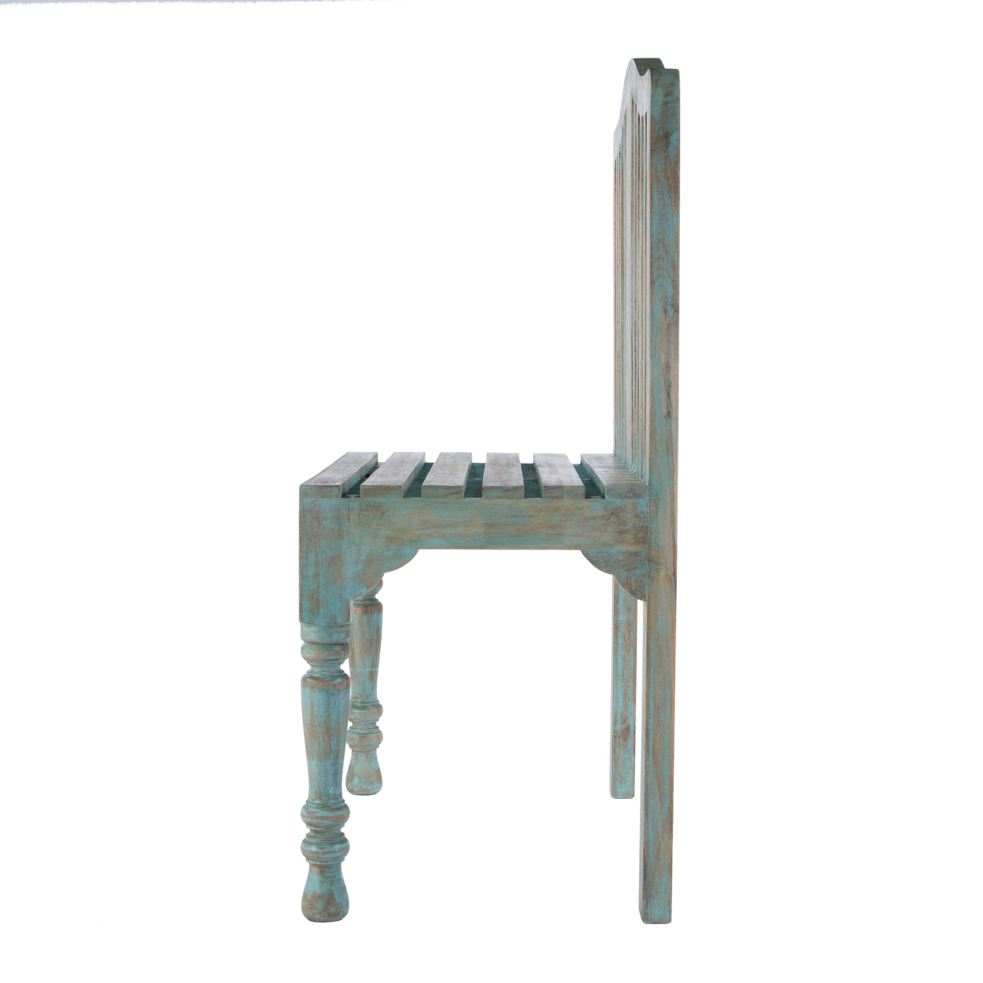 Butler Specialty Company Roseland 30.25 in. W Rectangular Solid Wood 2 Seat Accent Bench with Back, Blue