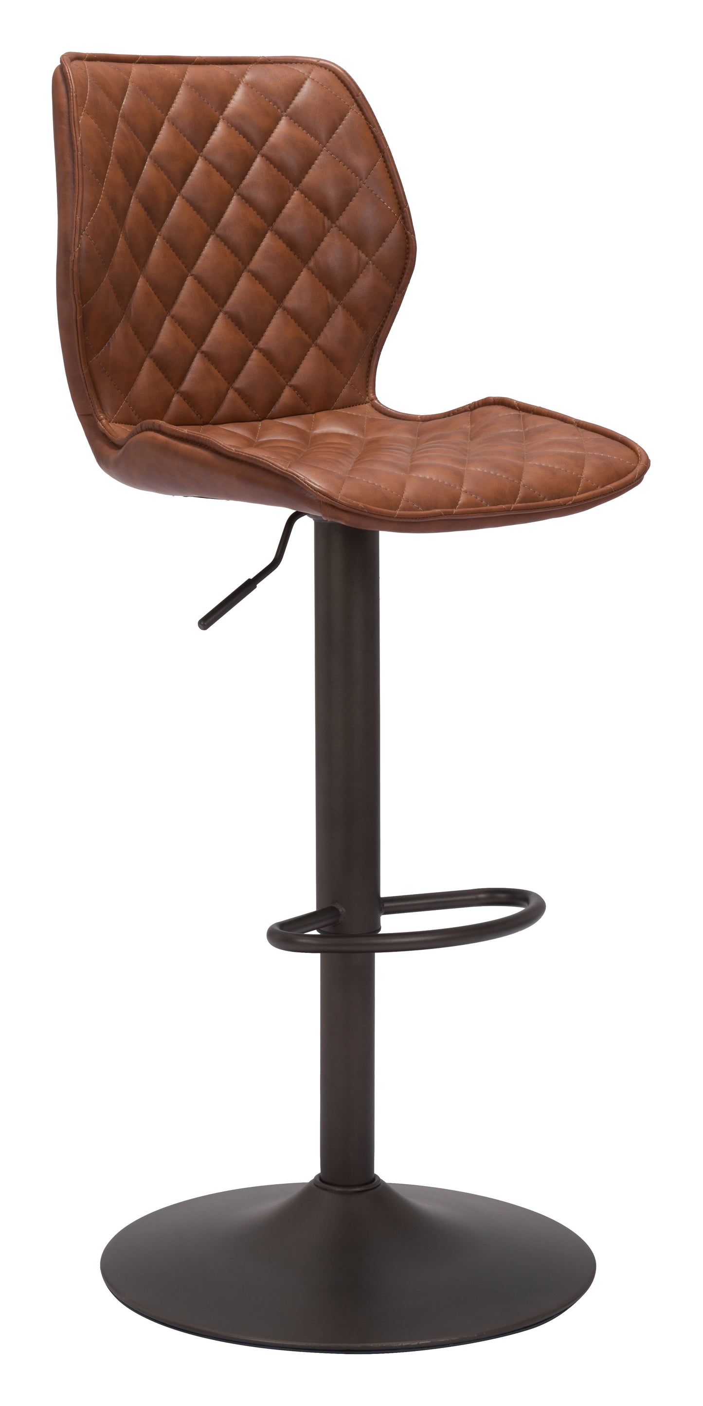 Seth Barstool Vintage Brown & Dark Bronze