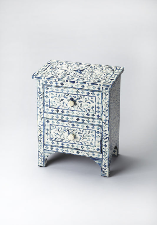 Trubadur Bone Inlay Accent Chest in Blue 2865319