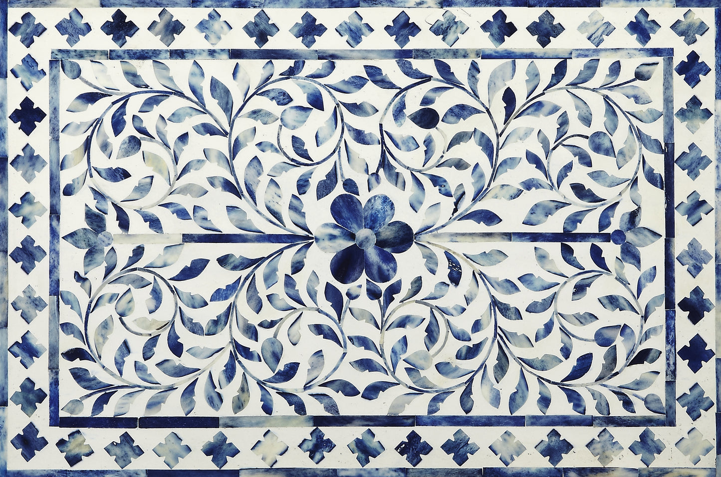 Trubadur Bone Inlay Accent Chest in Blue 2865319