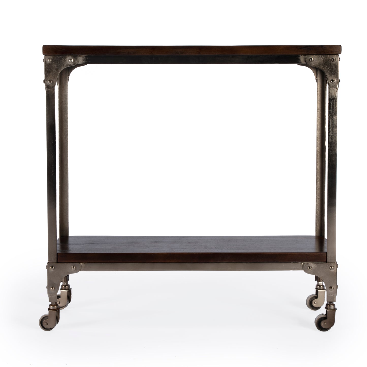 Gandolph Industrial Chic Console Table in Coffee 2873403