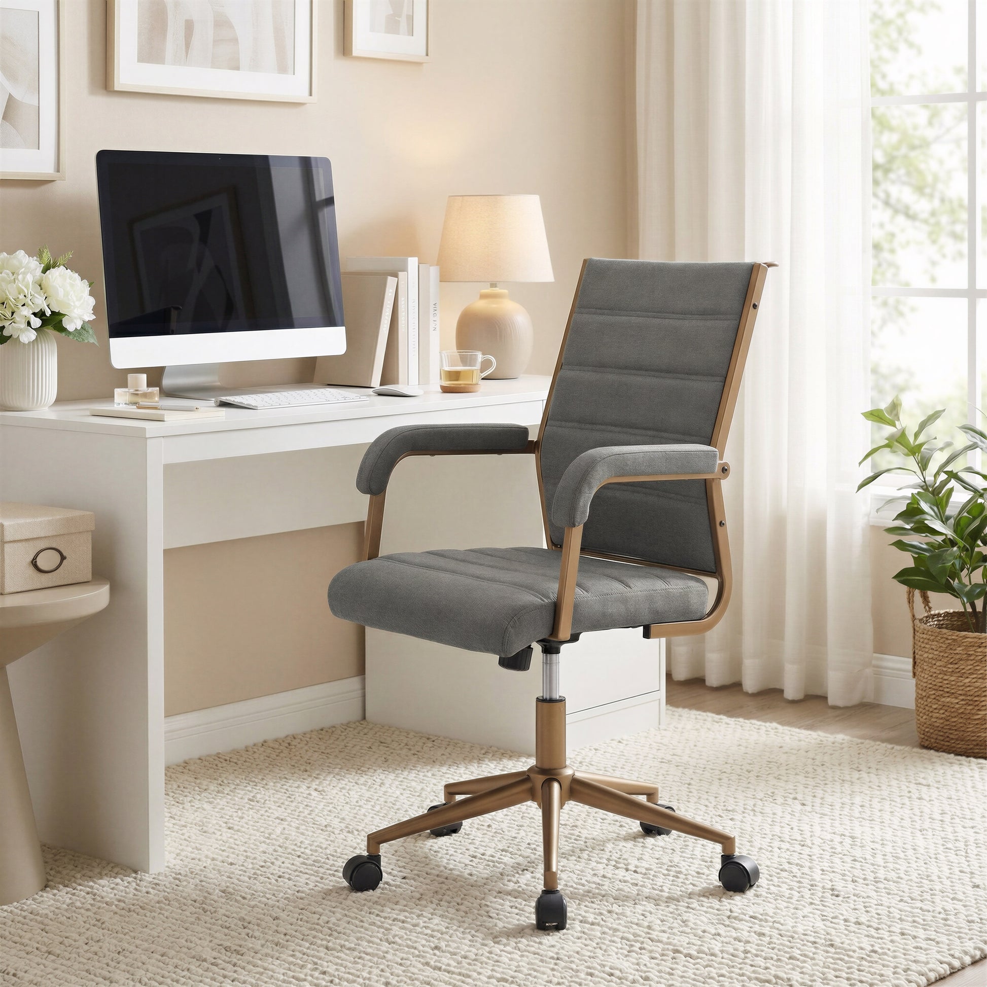 Auction Office Chair Gray - 9