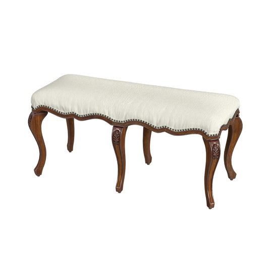 Michelline Upholstered 42"W Bench in Medium Brown 2902011