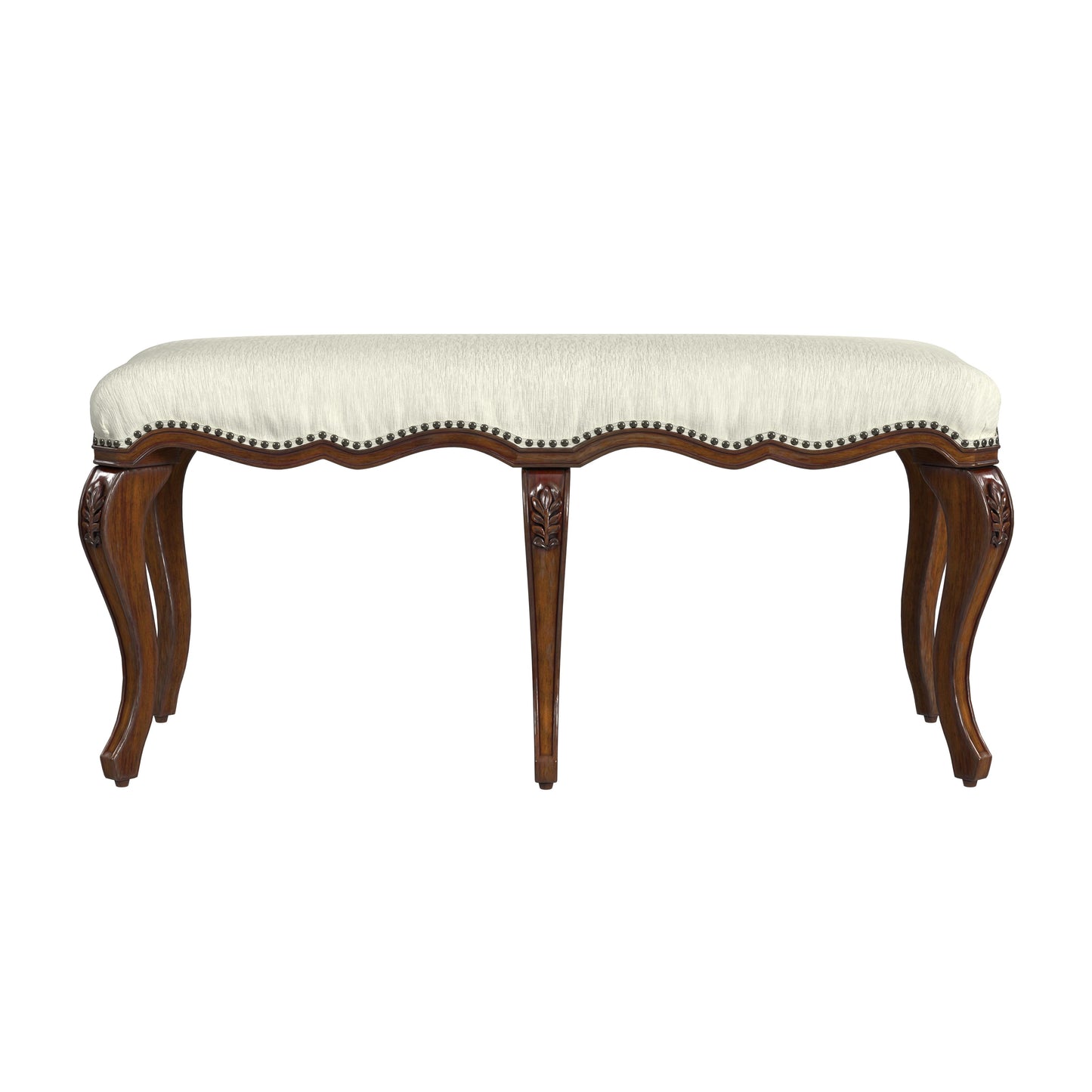 Michelline Upholstered 42"W Bench in Medium Brown 2902011