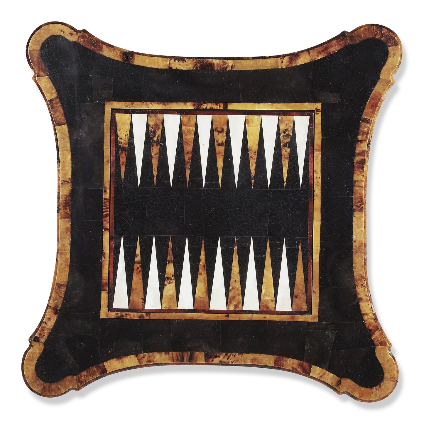 Butler Specialty Company Enrique 28 in. W Square Stone and Wood Traditional Game Table, Assorted